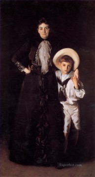 イエス Painting - エドワード・L・デイビス夫人と息子リヴィングストンの肖像画 ジョン・シンガー・サージェント